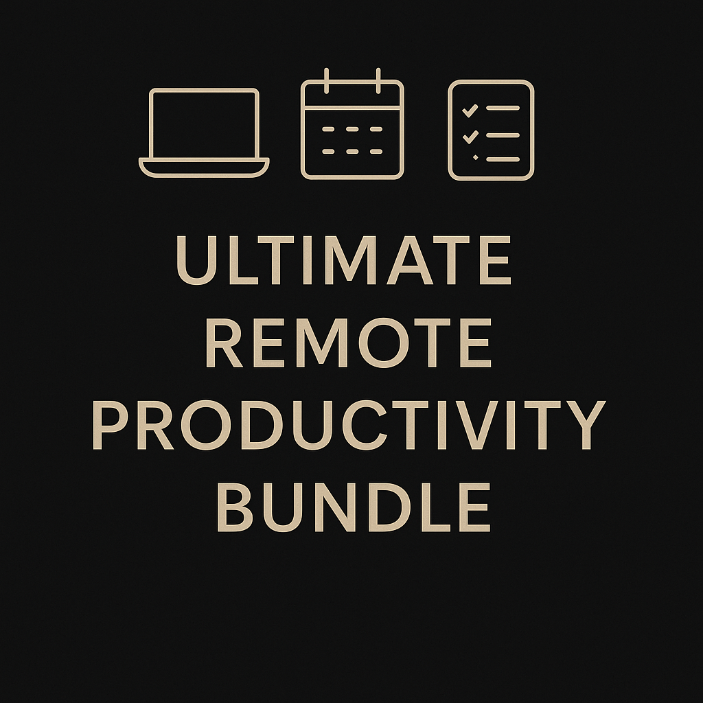 Ultimate Remote Productivity Bundle