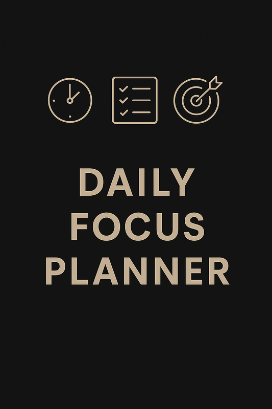 Daily Focus Planner